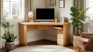 Угловой компьютерный стол для офиса Имаго